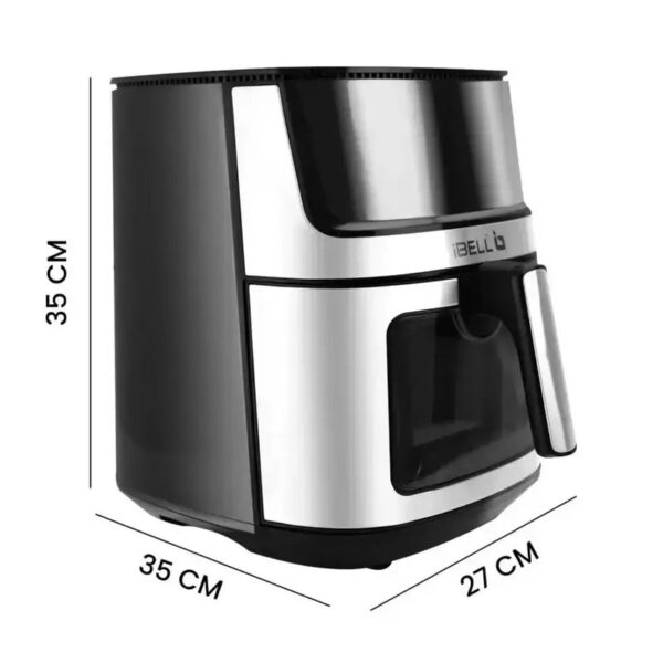 iBELL AF800M Air Fryer 8 Litre, 1800W, Feather Touch, Detachable Fryer Basket, Smart Rapid Air Technology - Image 2